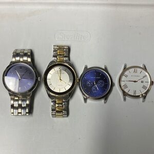 Lot of 4 Van Heusen watches, untested, as is
